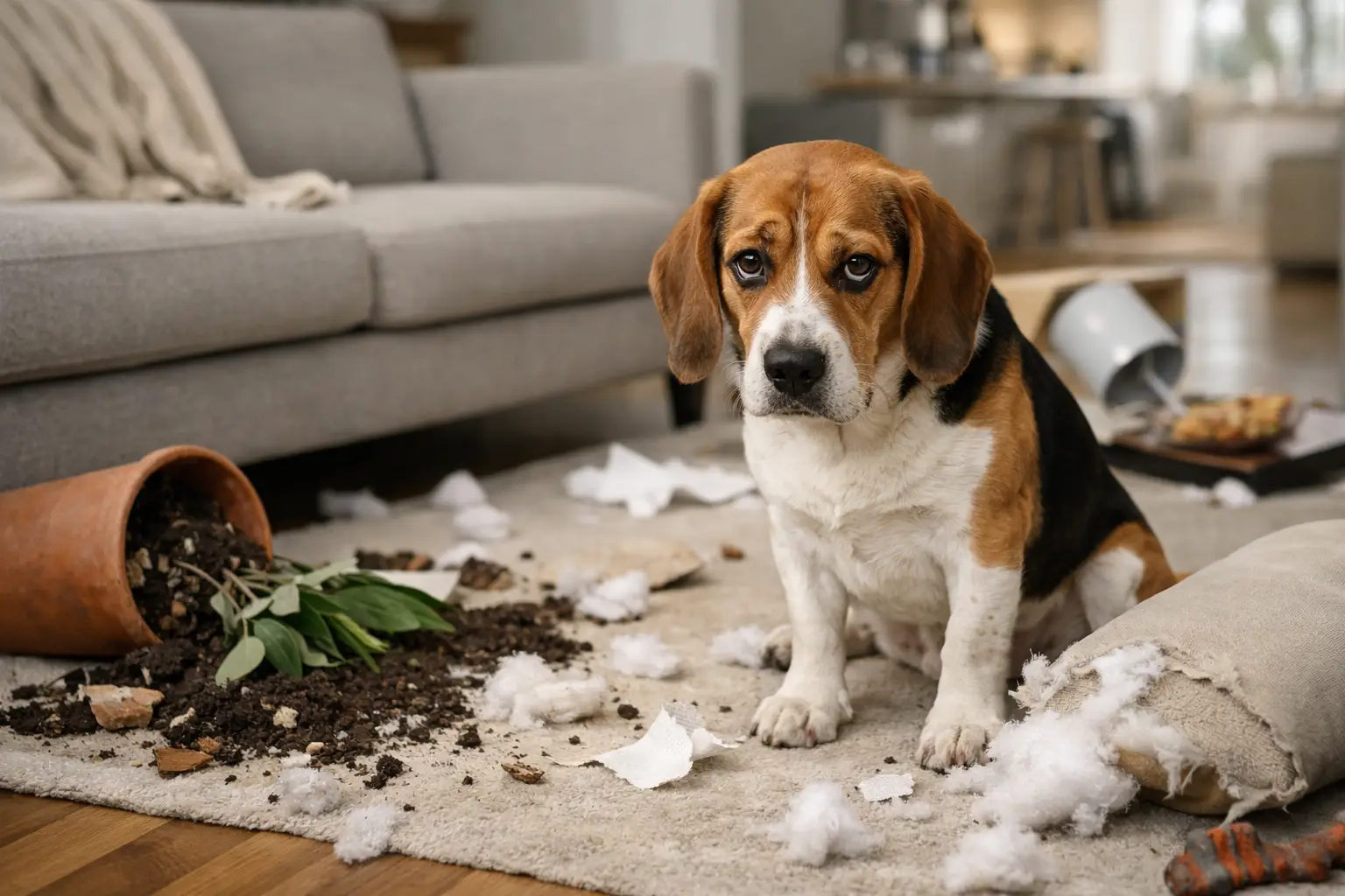 Why Do Dogs Look Guilty When You Find a Mess?